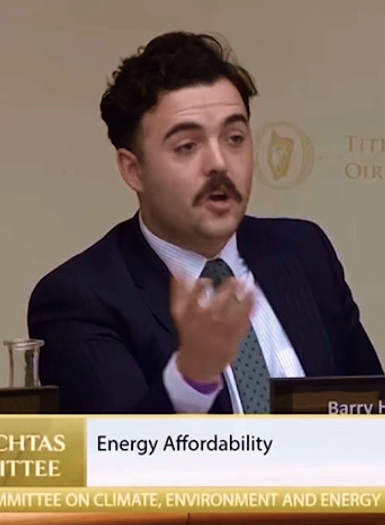 Barry at Oireachtas committee