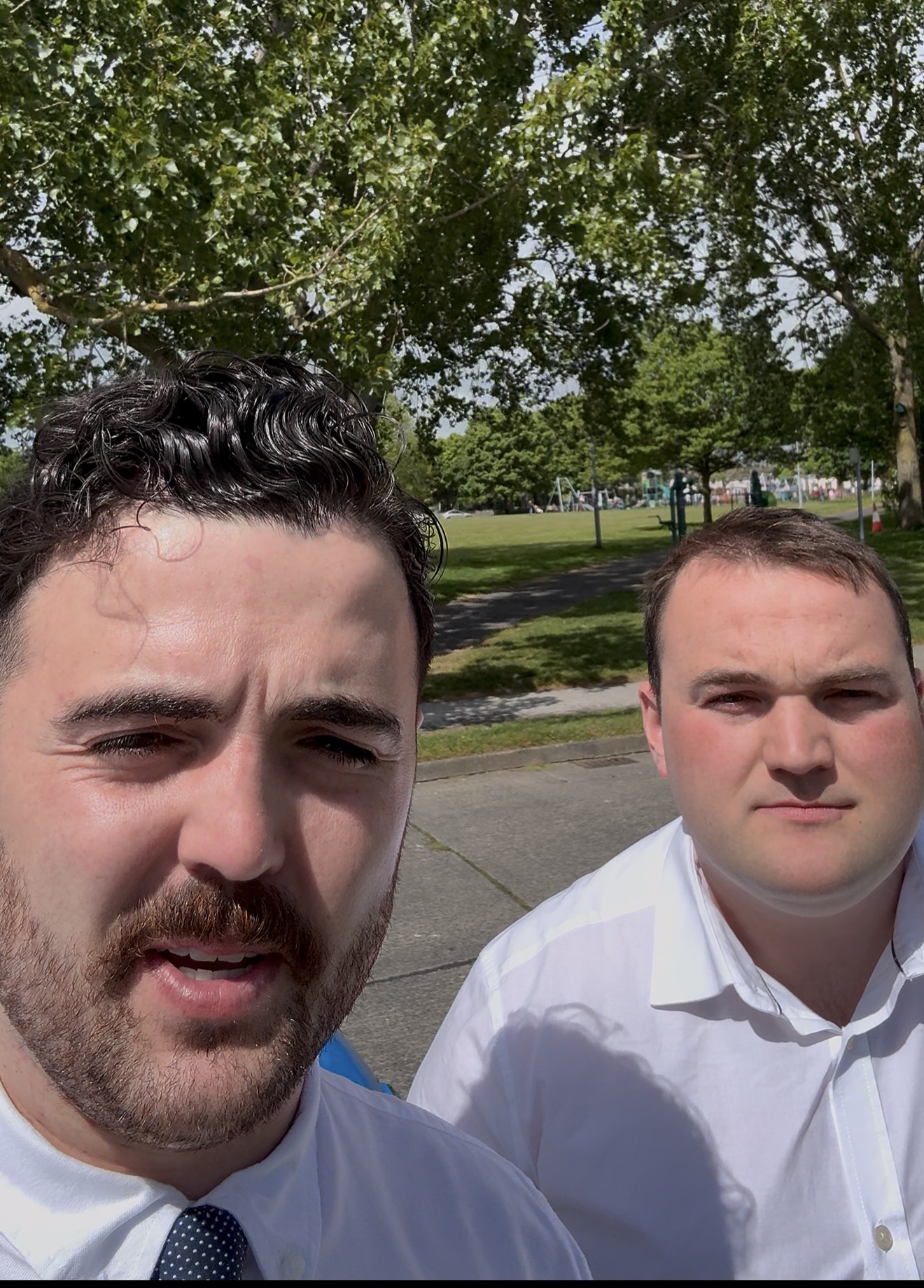 Barry Heneghan and Kevin Breen